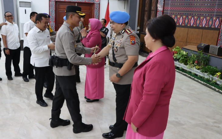 Kapolrestabes Medan Hadiri Sertijab Kabid Propam Polda Sumut 