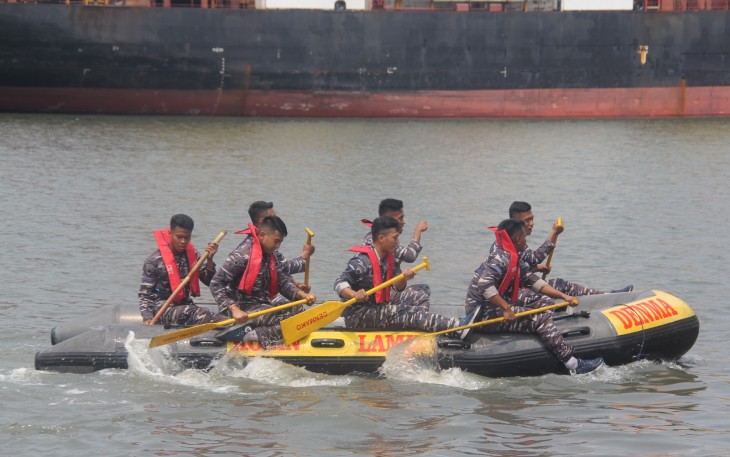 Prajurit Satlinlamil 1 ikuti Lomba Jurit Tangkas
