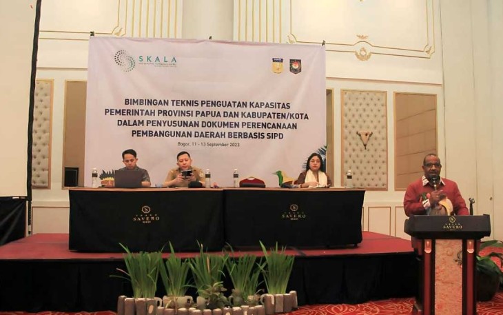 Bimbingan teknis dilaksanakan oleh Tim Teknis Informasi Pembangunan Daerah Ditjen Bina Pembangunan Daerah dan difasilitasi oleh SKALA DFAT pada 11-13 September 2023, Bertempat di Grand Savero Hotel, Bogor.