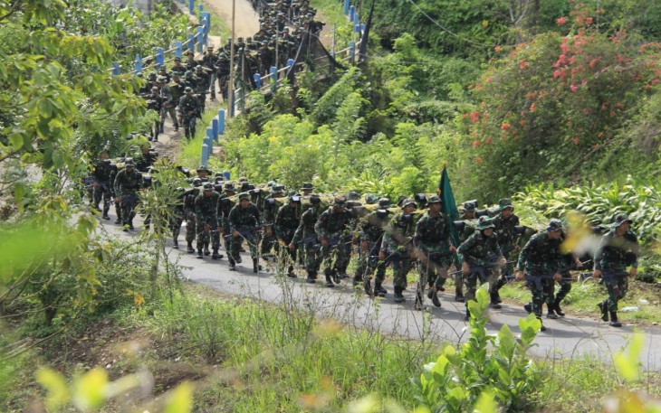 Pangdivif 2 Kostrad Pimpin Upacara Pengukuhan Tradisi Warga Baru Divif 2 Kostrad Tahun 2023
