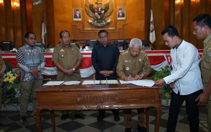 Bupati Asahan Ikuti Rapat Paripurna DPRD Kabupaten Asahan