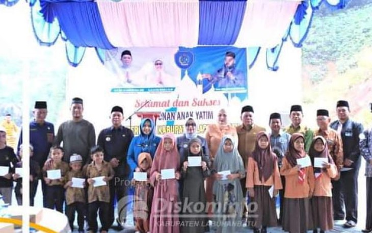 Bupati Labuhanbatu saat Santuni Anak Yatim 