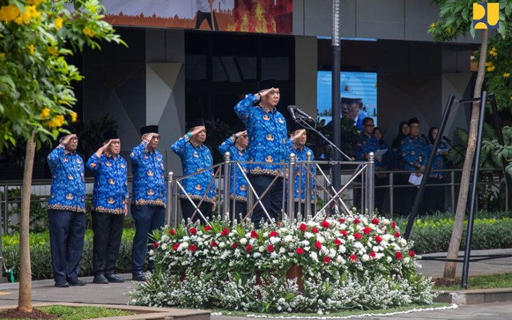 Kementerian PUPR Gelar Upacara Hari Pahlawan ke-78