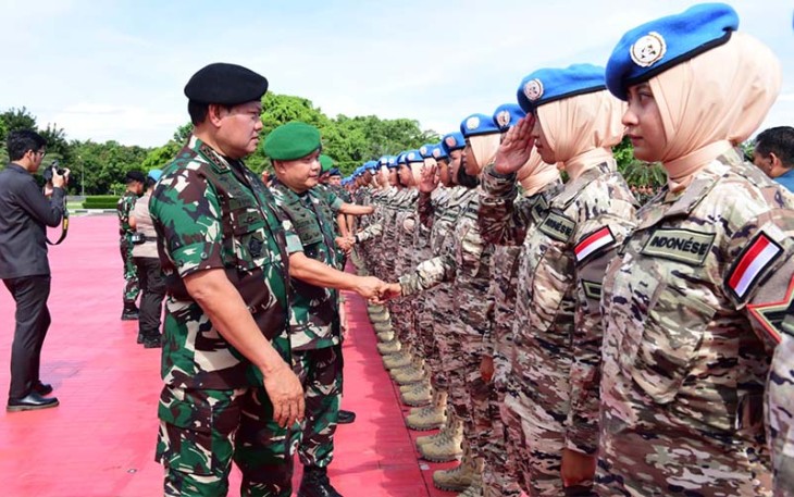 Kasad saat Hadiri Pemberangkatan Satgas BGC Konga XXXIX-E dan Kizi Konga XX-T Monusco