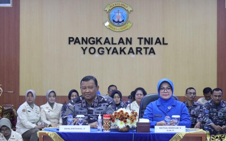 Danlantamal V saat tatap Muka dengan Prajurit Lanal Yogyakarta