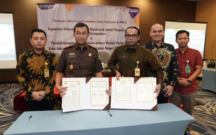 Pembaharuan MoU yang pernah dilakukan oleh kantor Pertanahan Jakarta Timur dengan Kejaksaan Negeri Jakarta Timur 