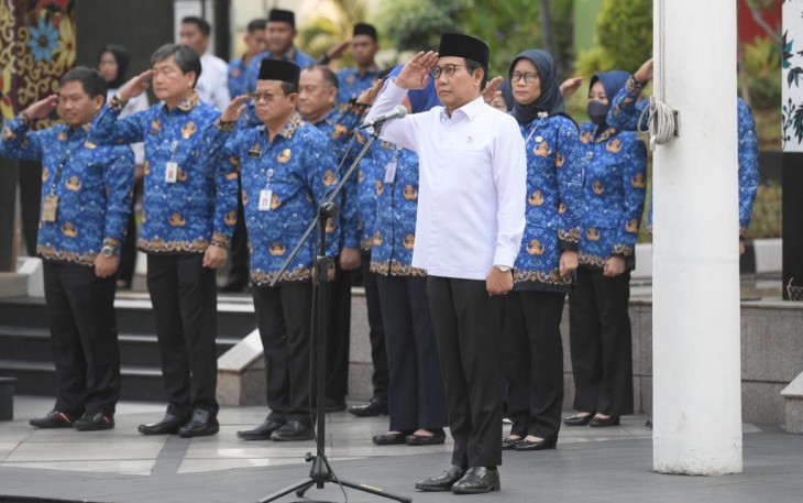 Menteri Desa Pembangunan Daerah Tertinggal dan Transmigrasi Abdul Halim Iskandar