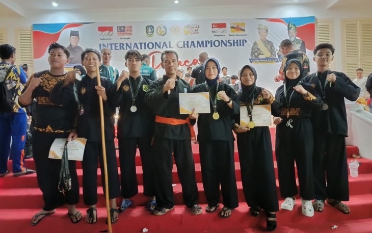 Lanudal Tanjungpinang Raih Delapan Medali di lnternational Championship Pencak Silat Kepulauan Riau 2023