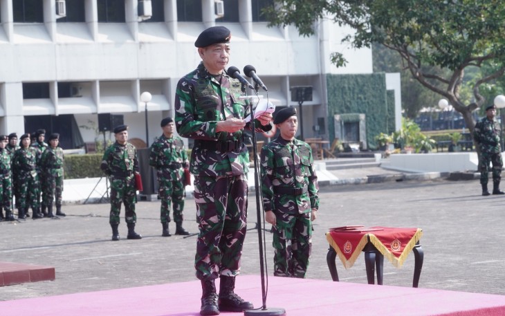 Kapusjianstralitbang TNI Mayor Jenderal TNI A.Z.R. Dondokambey, S.E., M.Han