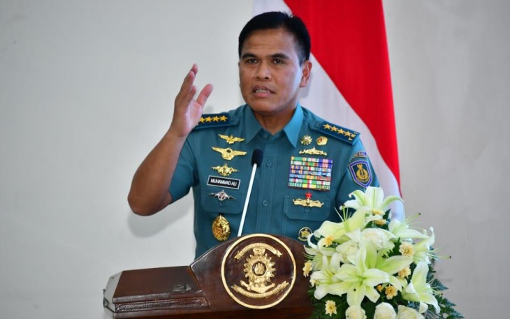Kepala Staf Angkatan Laut Laksamana TNI Muhammad Ali 