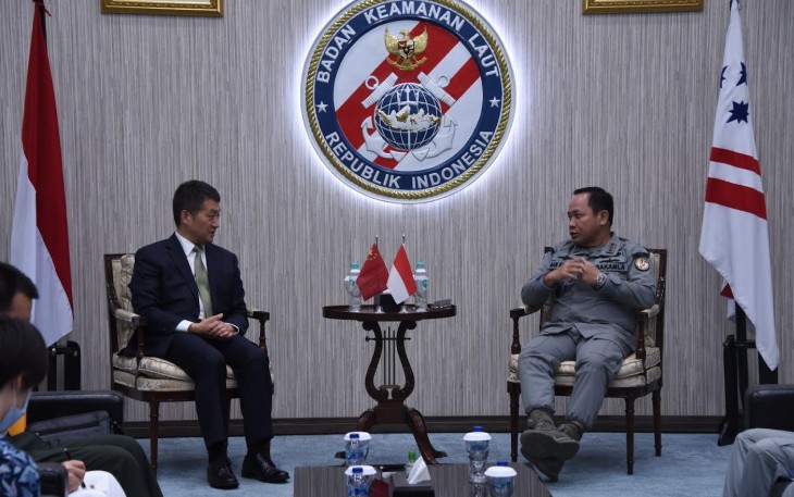 Dubes China saat Kunjungi Bakamla RI Bahas Proyeksi Peningkatan Kerja Sama