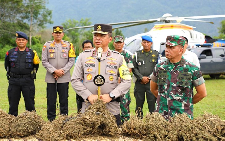 Kapolda Sumut, Irjen Pol Agung Setya Imam Effendi, Minggu (12/11/2023). 
