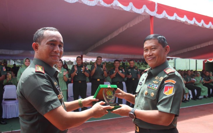 Dandim 1310/Bitung Terima Kunjungan Kerja Danrem 131/Santiago Beserta Rombongan