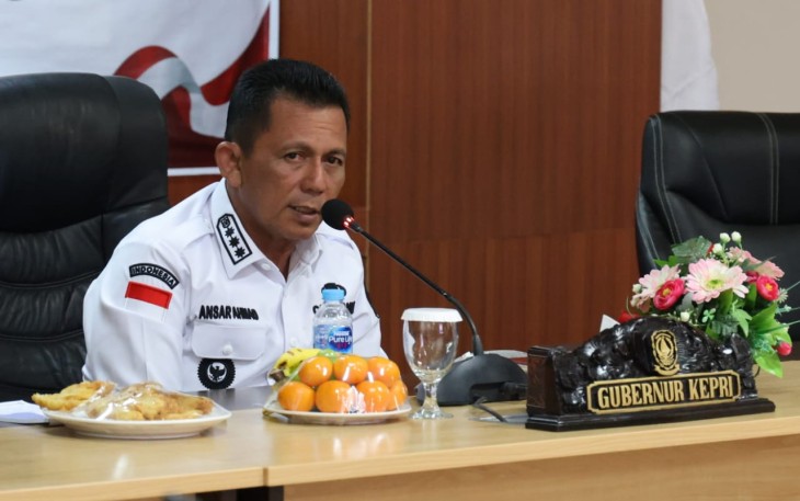 Gubernur Ansar saat Pimpin Rakor IMT-GT 2023