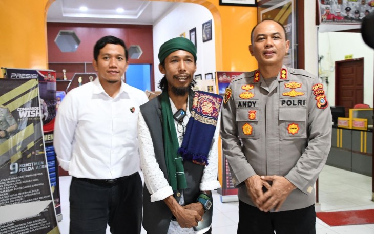 Kapolres Aceh Timur  AKBP Andy Rahmansyah, S.I.K Terima Kunjungan Abiya Jeunib