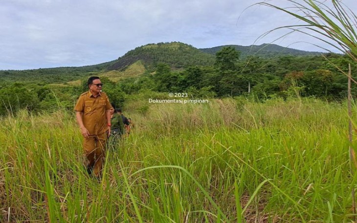 Wali Kota Maurits Mantiri saat melakukan monitoring