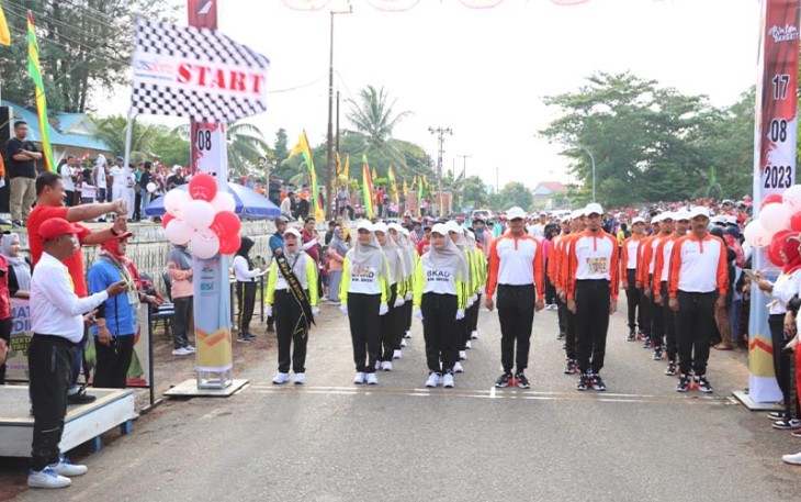 Gerak Jalan Tri Lomba Juang Bintan 