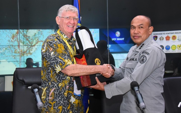 Bakamla RI saat Terima Kunjungan Mahasiswa UI dan Charles Darwin University