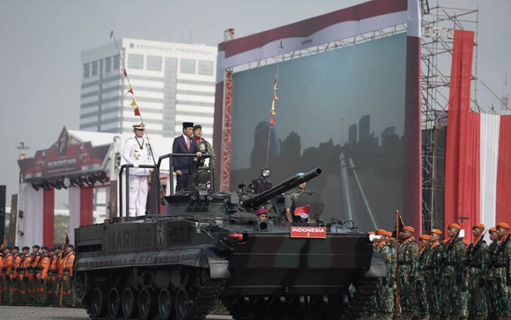Upacara Parade dan Defile HUT ke-78 TNI Tahun 2023