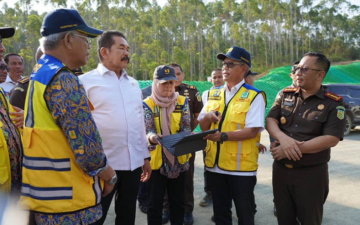 Jaksa Agung ST Burhanuddin saat Kunjungi Pembangunan IKN Nusantara