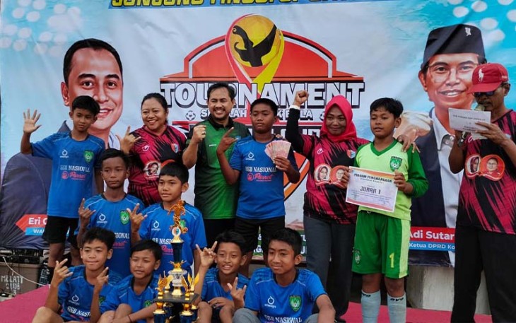 Anggota DPRD Jatim Fraksi PDI Perjuangan daerah pemilihan (Dapil) Surabaya Agatha Retnosari mengapresiasi perayaan HUT Kemerdekaan RI ke-78 yang dilakukan SSB Pusaka.