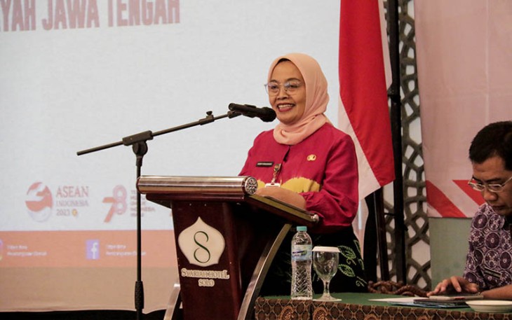Sekretaris Ditjen Bina Pembangunan Daerah Kemendagri Sri Purwaningsih