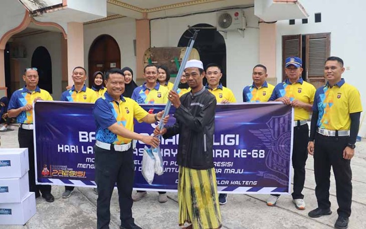 Ditlantas Polda Kalteng Gelar Bakti Religi