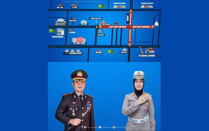 Satlantas Polres Bitung Akan Menutup Sejumlah Jalan