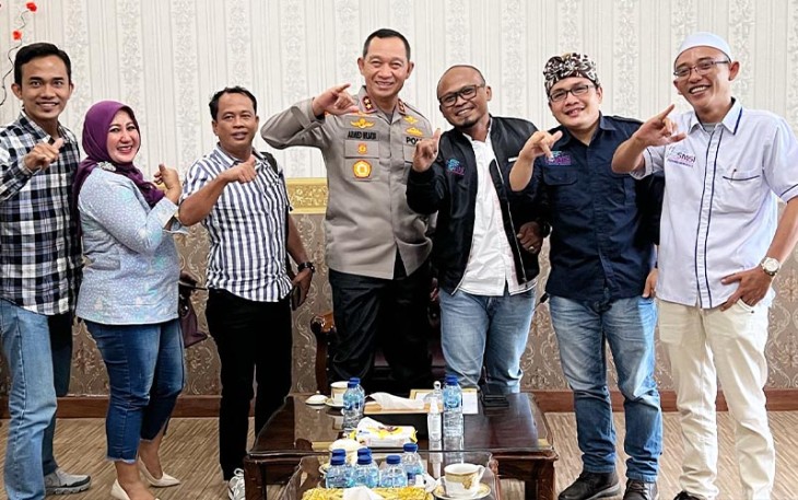 SMSI Provinsi Bengkulu Silaturahmi ke Polda Bengkulu 