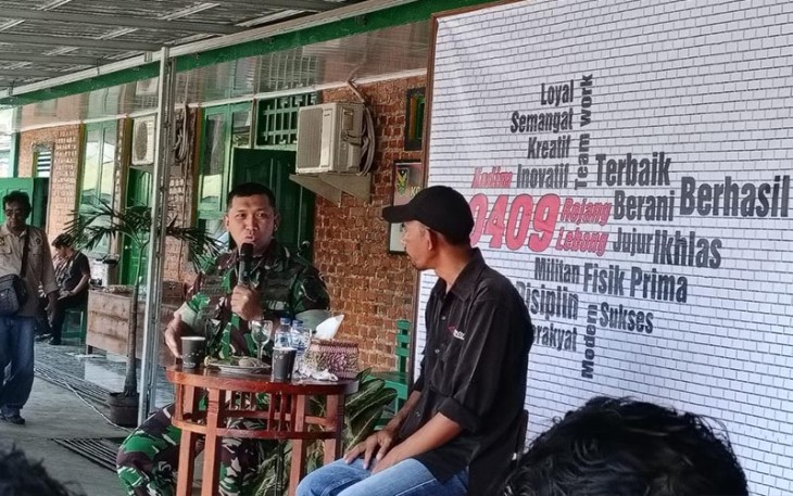 Dandim 0409/RL Jalin Silaturahmi bersama Wartawan