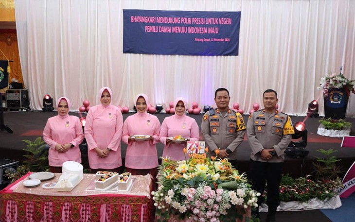 Puncak Hari Kesatuan Gerak Bhayangkari Ke 71 tahun 2023