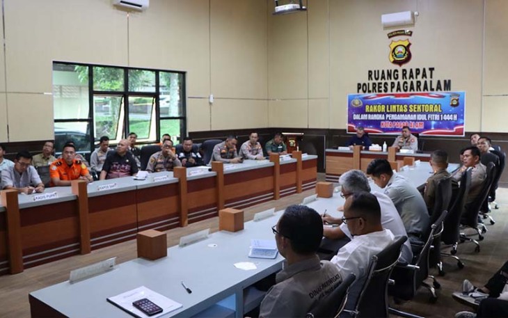 Rapat Koordinasi Lintas Sektoral Pelaksanaan Pengamanan Hari Raya Idul Fitri 1444 H 