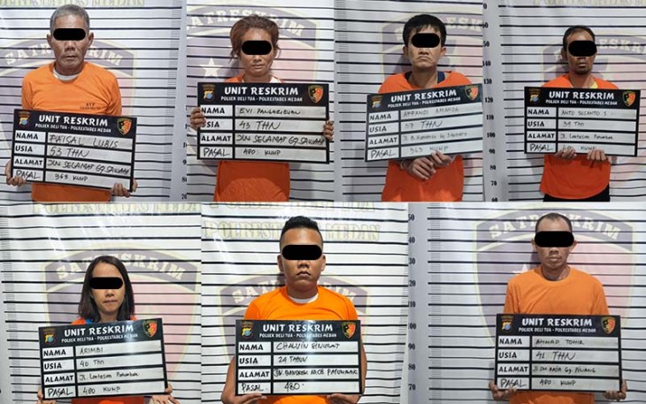 Pelaku pembobol rumah mewah ditangkap petugas Polrestabes Medan, Selasa (12/12/2023).