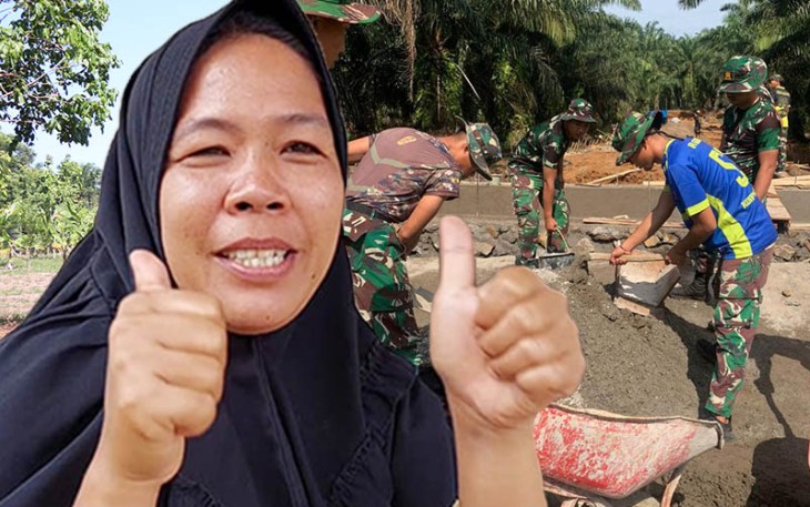 ibu Pipin (37), salah satu warga Kelurahan Betungan, Kecamatan Selebar, Kota Bengkulu.