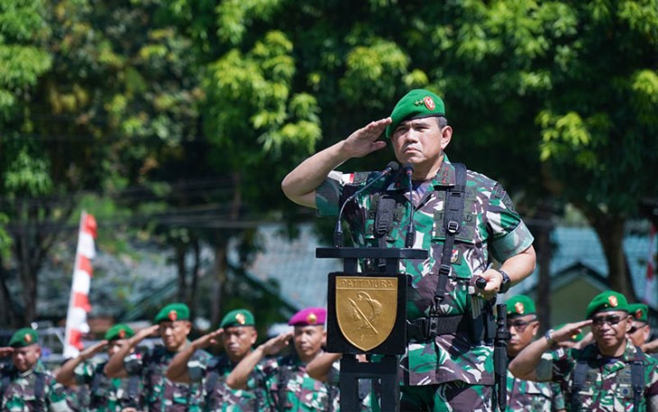  Apel Gelar Pasukan dalam rangka Kesiapan Pengamanan Pemilu tahun 2024,  Rabu, (8/11/2023).