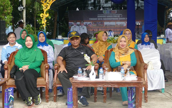 Danlanudal Tanjungpinang saat Ikuti Pembukaan Jambore Kader PKK Kota Tanjungpinang Ke-7