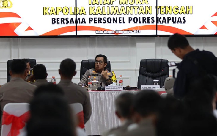 Kapolda Kalteng Irjen Pol Drs Djoko Poerwanto Tekankan Netralitas Dalam Pemilu 2024