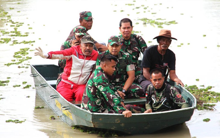 Kodim 0906/Kutai Kartanegara Lakukan Restorasi Aliran Sungai