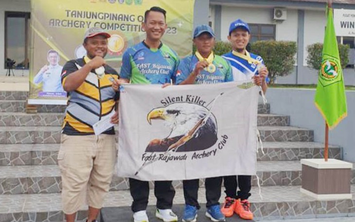 FRAC Puspenerbal Bawa Pulang 8 Medali dari Tanjungpinang Open Archery Competition 2023