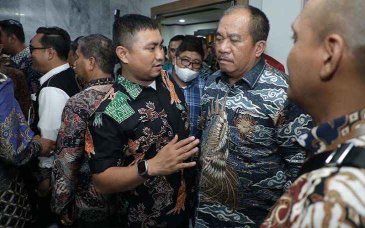 Wabup Taufik ZA saat Ikuti RUPS-LB PT Bank Sumut