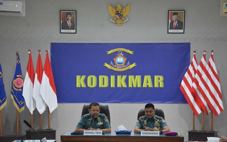 Kodikmar Kodiklatal saat Terima Tim Audit Itjenal