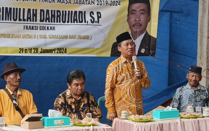 Anggota DPRD Jatim Karimullah Saat Melakukan Reses 