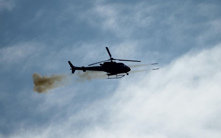 Heli Penerbad Serang Sasaran di Cipatat