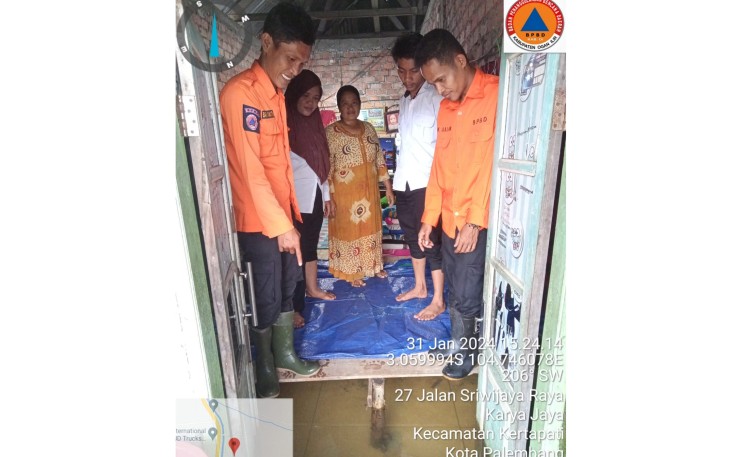 Banjir Genangi Tiga Desa di Kabupaten Ogan Ilir 