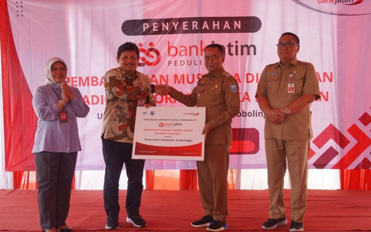 Bank Jatim Dukung Pembangunan Mushola di Probolinggo