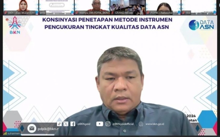 Direktur Pengelolaan Data dan Penyajian Informasi Kepegawaian Wahyu 