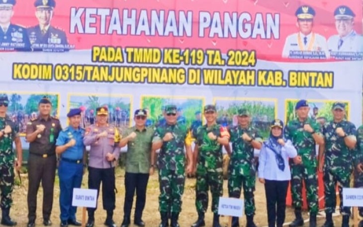 Tim Wasev Tinjau Pelaksanaan TMMD ke-119 di Kodim 0315/Tanjungpinang