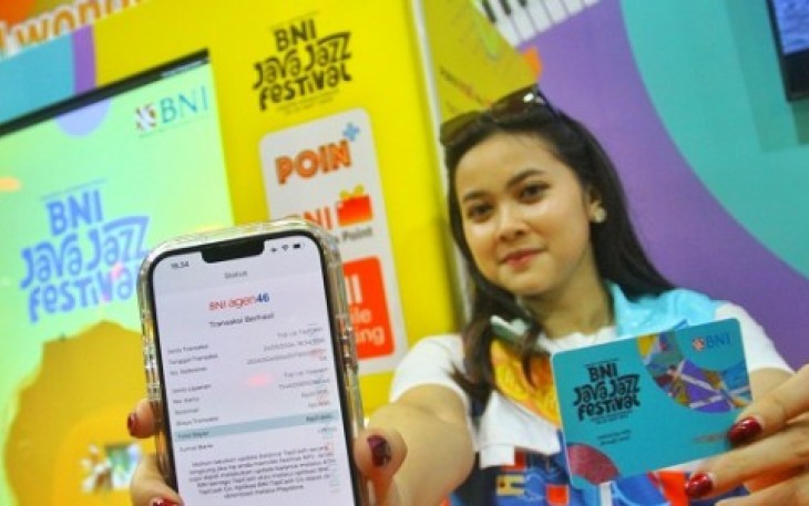 Stand BNI Agen46 di Java Jazz Festival 2024 Kemayoran Jakarta 