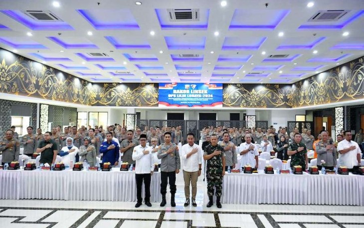 Rakor lintas sektoral pengamanan Nataru di Polda Jabar 