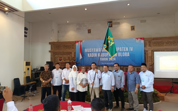 Pengurus Kadin Blora saat menyelenggarakan Muskab 2024.